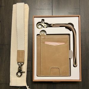 RESERVED NWT Andar DENNER leather wallet - Desert Sage (sold out color!)